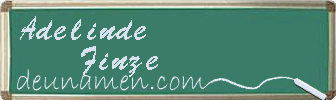 Adelinde Finze Visitenkarte